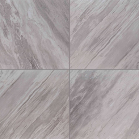 Msi Eden Bardiglio 24 In. X 24 In. Matte Porcelain Floor And Wall Tile, 4PK ZOR-PT-0179